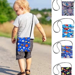 Kinder Crossbody Tasche, Osterkorb Geschenk, kleine Jungen Spieltasche, Jungen Crossbody Tasche, Flugzeug Tasche, Sport Jungentasche, Spieltasche für Jungen, Jungentasche