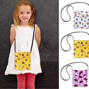 Sac à bandoulière pour enfant, cadeau panier de Pâques, sac à main petite fille, sac à main bandoulière pour enfant, sac à main pour jouer, sac coccinelle, sac lady bag, sac à main bourdon