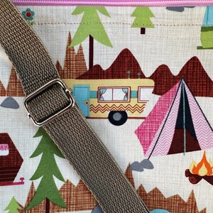 Crossbody Hiking Bag with Adjustable Strap - more patterns available image 13