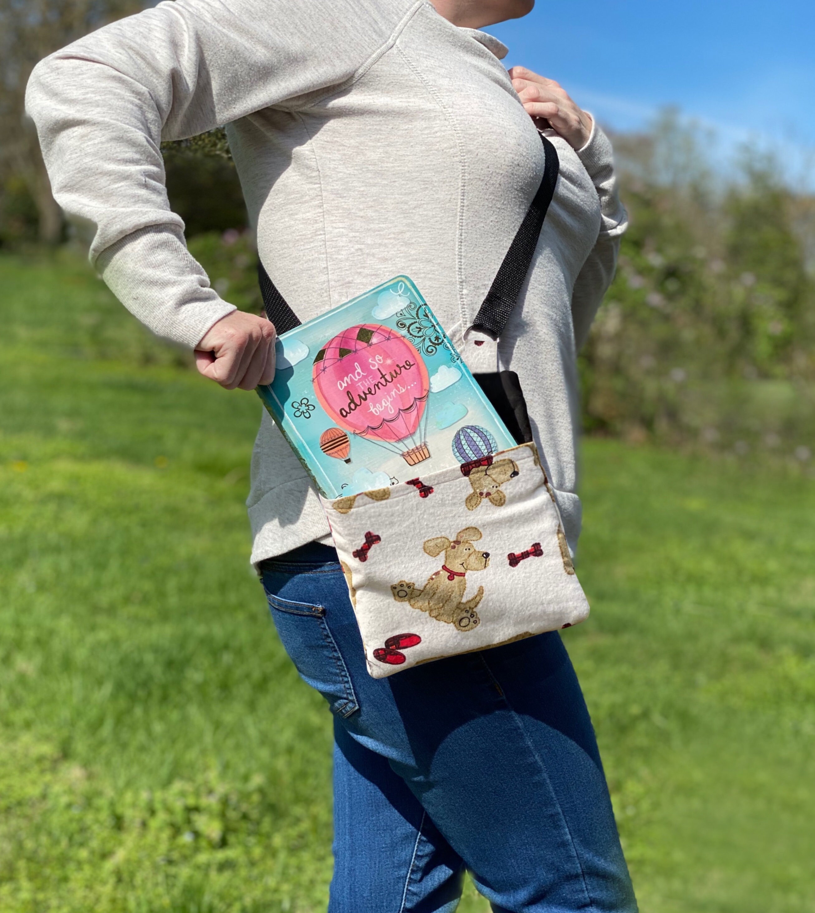 Dog Walking Bag with Doggy Bag Holder Dog Crossbody Bag Etsy