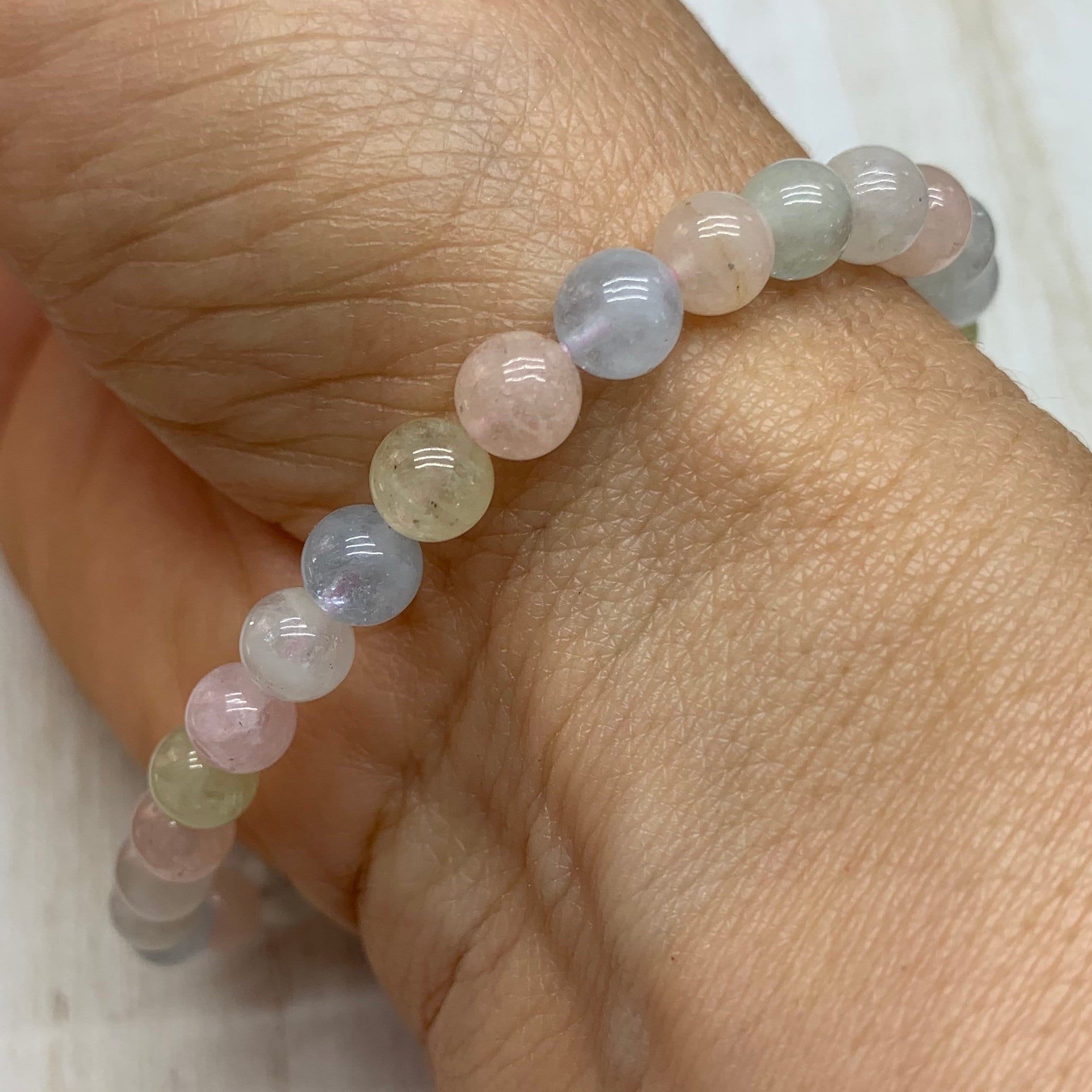 Mantra Candy Morganite Bracelet – Whim Jewelry