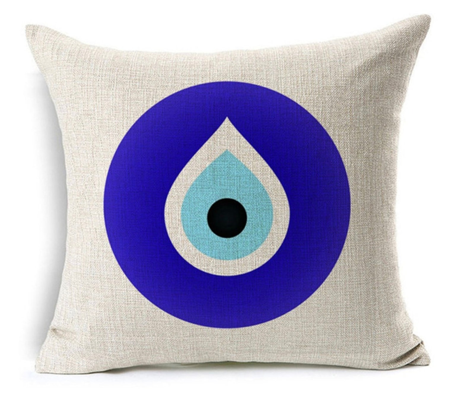 Evil Eye Pillow Cover Evil Eye Pillow Case Decorative Etsy