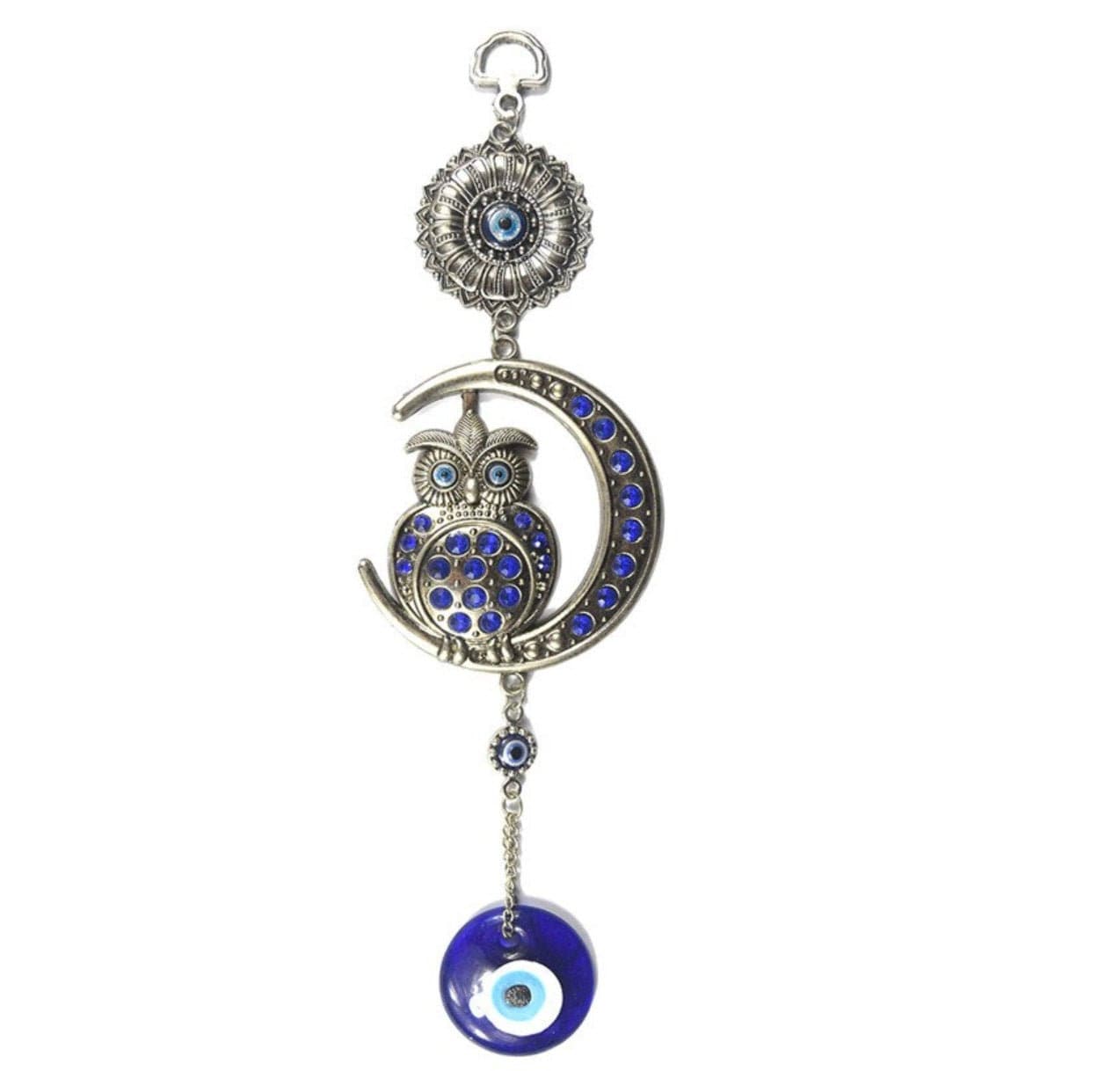 Handmade Turkish Evil Eye Nazar Home Wall Hanging Charm Blue Car Lucky  Amulet