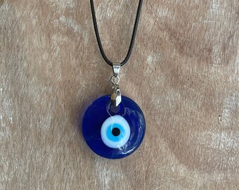 Evil Eye Necklace, Eye Necklace, Evil Eye pendant, good luck, wealth, protection, Greek Turkish Evil Eye Nazar jewelry, eye charm