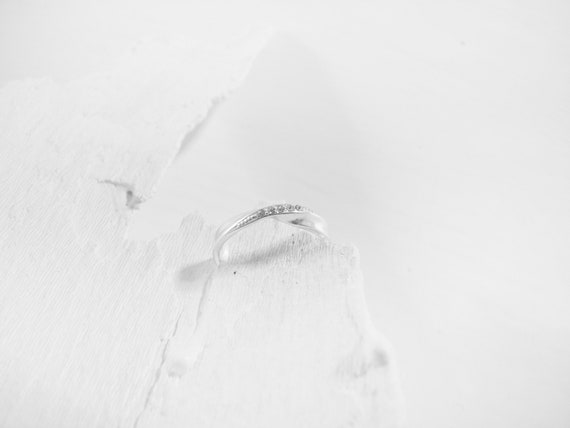 Twisted 925 Stacking Ring, Delicate, Fine Sterlin… - image 5