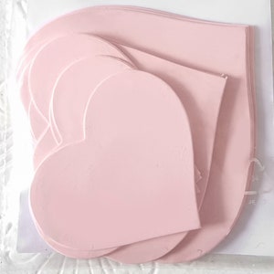 Perlmutt Herzen Glanz Stanzteile Hochzeit Verlobung Verliebte pastell rosa schimmernd Romantik Ephemera Karton Karten basteln Scrapbooking