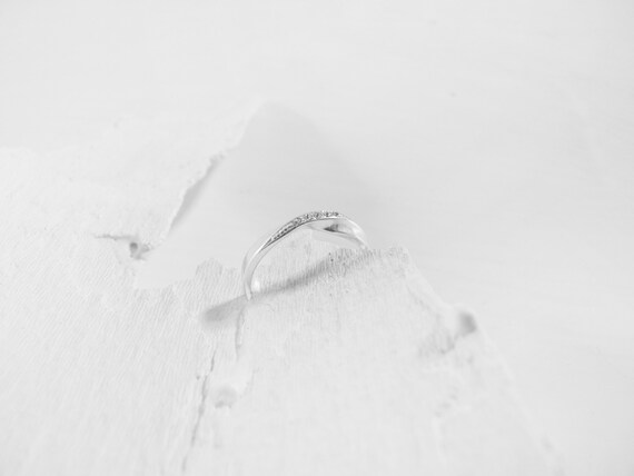 Twisted 925 Stacking Ring, Delicate, Fine Sterlin… - image 6