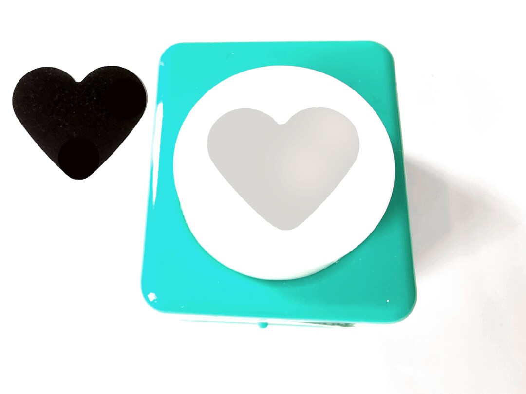 Motif Punch Heart 22 X 19 Mm Punch Motif Hole Punch Dreams Etsy