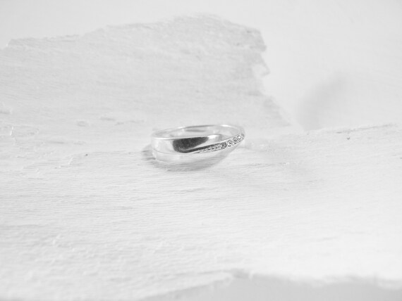 Twisted 925 Stacking Ring, Delicate, Fine Sterlin… - image 9