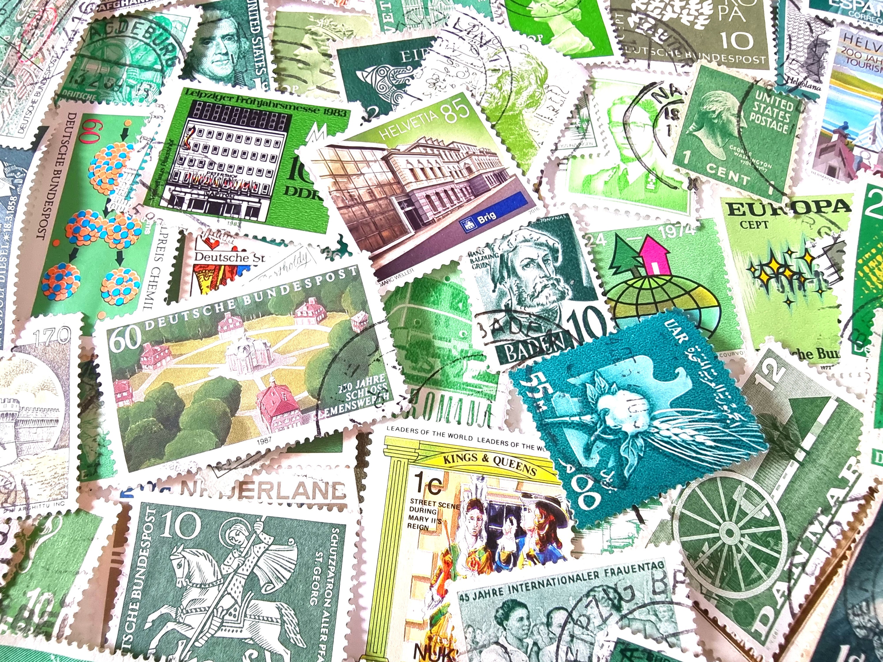 スウェーデンの使用済み切手 - Etsy 日本