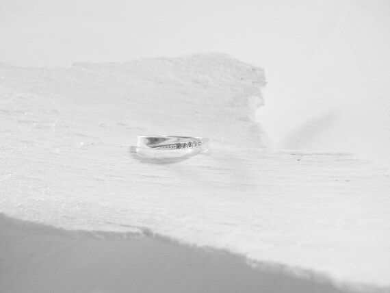 Twisted 925 Stacking Ring, Delicate, Fine Sterlin… - image 8