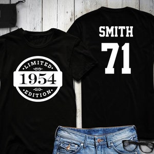 1954 Vintage Birthday Shirt For Men – 'Aged To Perfection' 71st Birthday Gift, Authentic Texan Design - View #11
