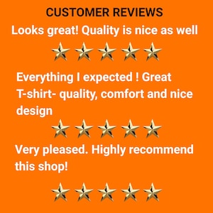 a picture of five stars on an orange background