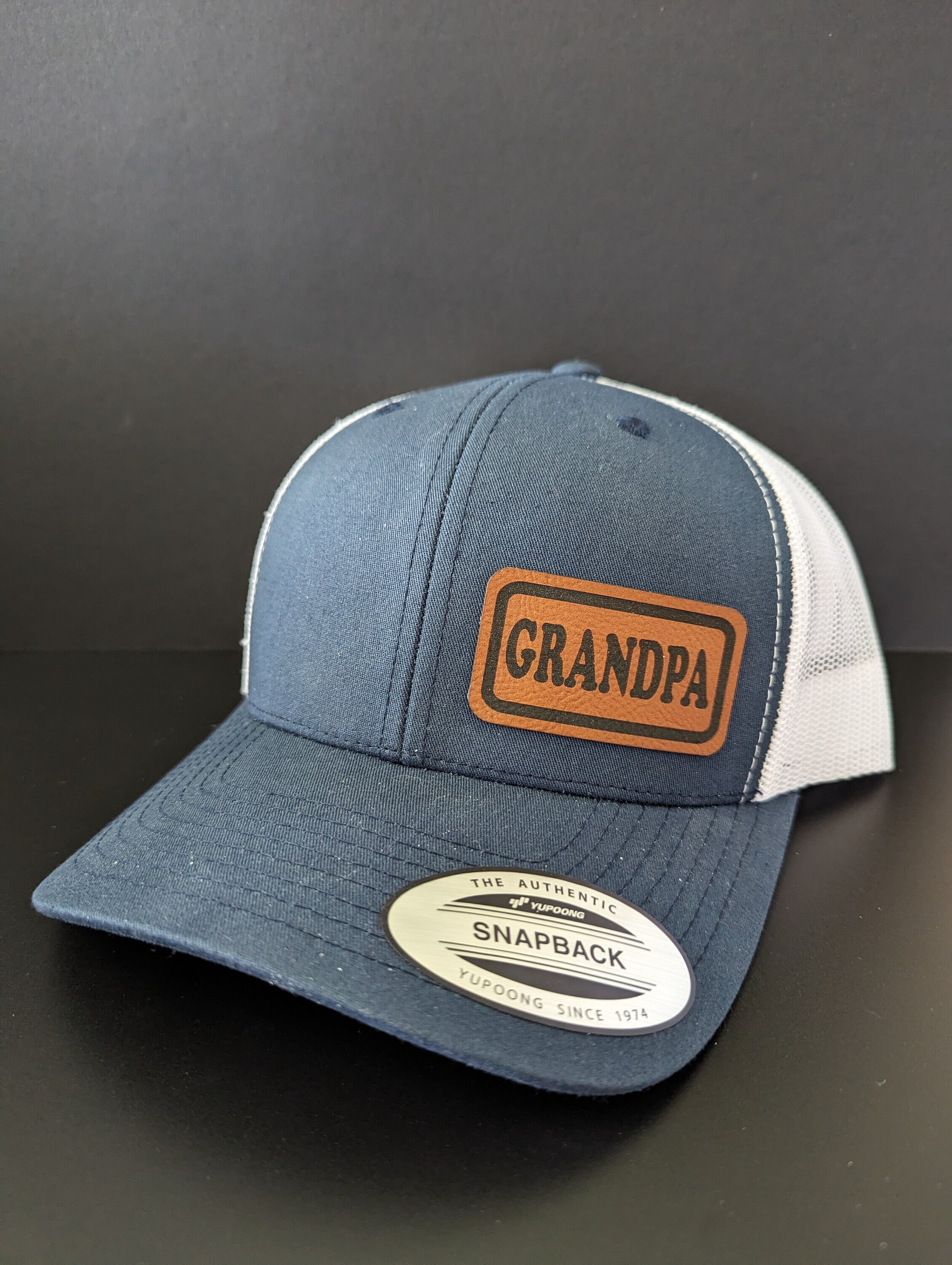 Vintage Trucker Snap-back Mesh Made in USA #1 Grand Pa Grandpa Granddad Hat Cap Amazon.com: Old Funny Grandpa Grandfather Retro Adult 5  main image 3