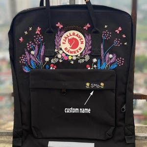 Sac à dos Kanken brodé personnalisé/sac à dos Fjallraven Kanken n°1 brodé à la main personnalisé