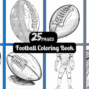Football Coloring Book for Adults – A Creative Journey for Football Enthusiasts, Football Fans Gift