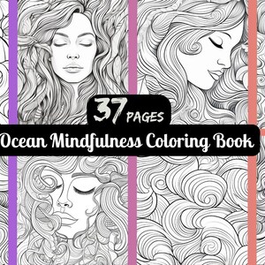 Ozean Malbuch: Achtsamkeit Kunsttherapie, Unterwasser Designs (Malbuch für Erwachsene)