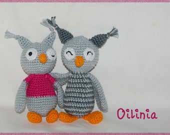 Crochet Guide for the sweet Owl Oilinia-e-book