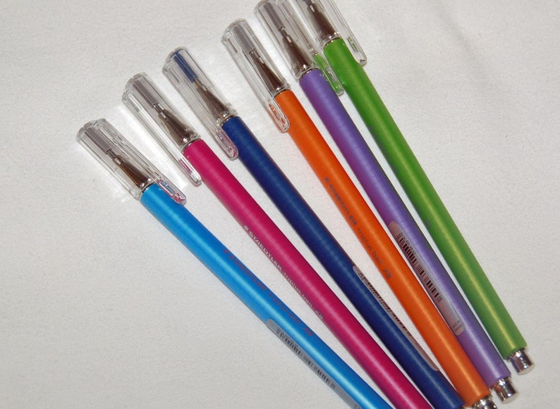 Kugelschreiber regenbogenbunt mit Fimo Bild 2