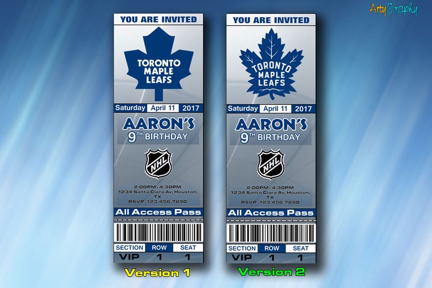 Toronto Maple Leafs Game Ticket Gift Voucher