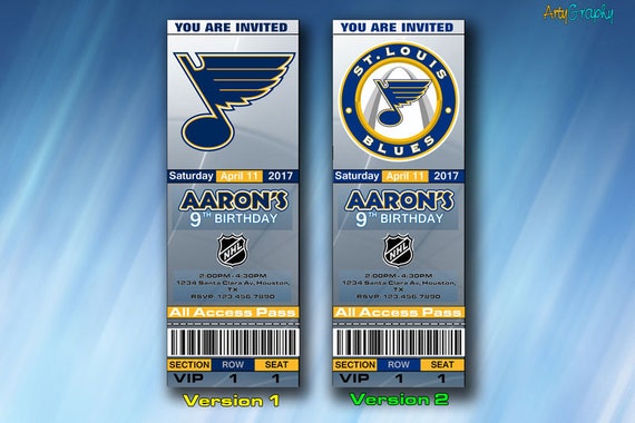 Tickets, St. Louis Blues