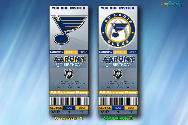 St Louis Blues Invitation, St Louis Blues Birthday Invite, Ticket, Tickets, Electronic Product, Printable, Invites, Social gathering Invitations graphic relating to St Louis Blues Printable Schedule identify St Louis Blues Invitation, St Louis Blues Birthday Invite, Ticket, Tickets, Electronic Product or service, Printable, Invites, Bash Invitations
