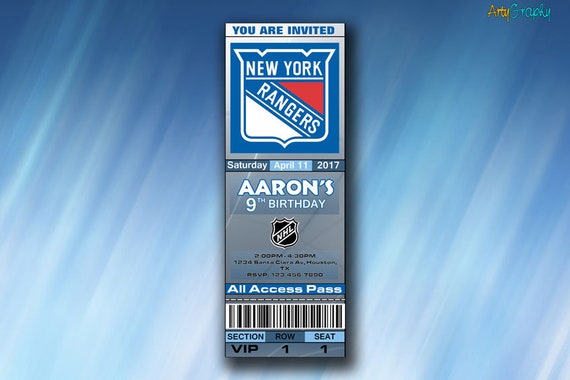 Tickets, New York Rangers