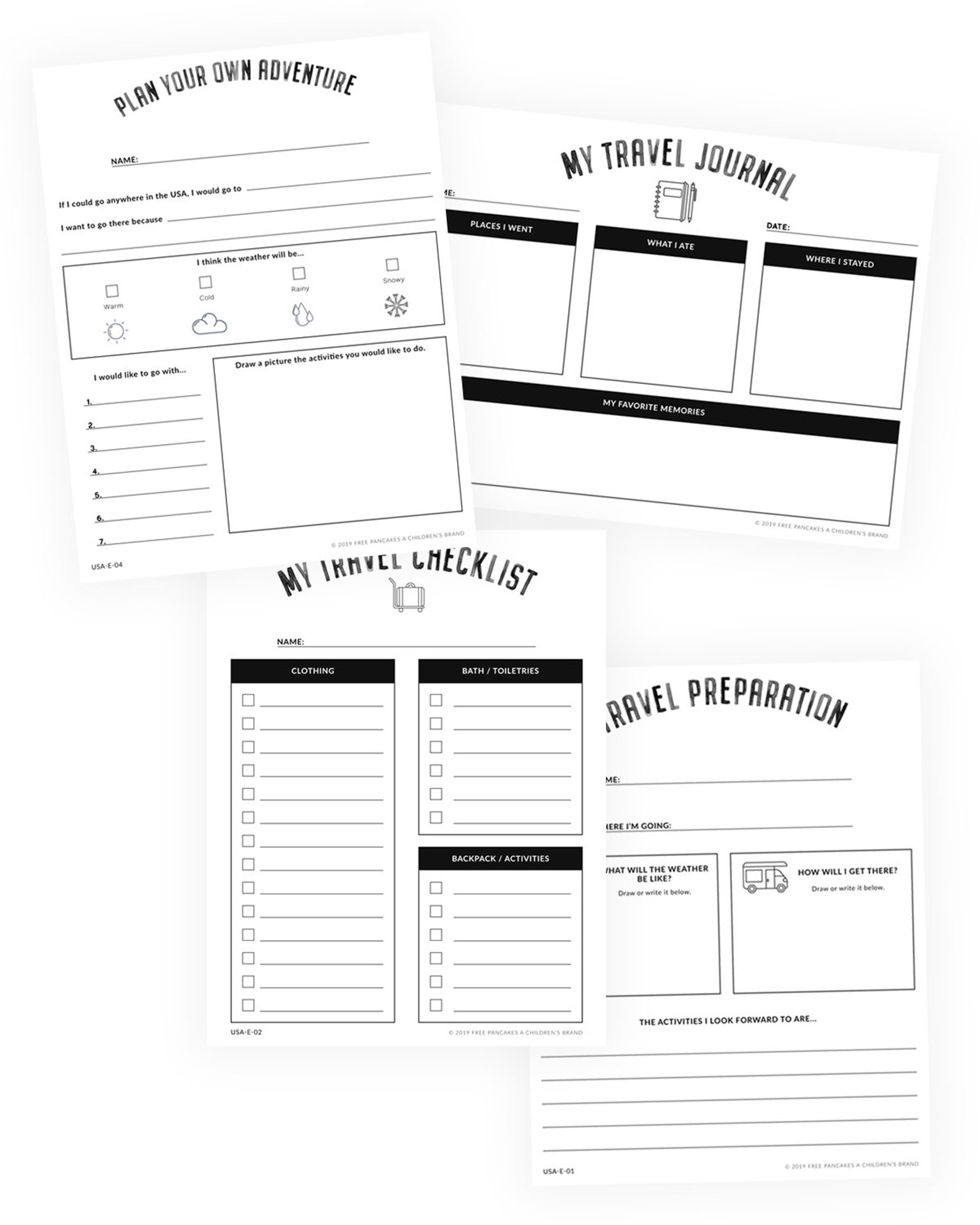 United States Geography Homeschool Curriculum Preschool Etsy