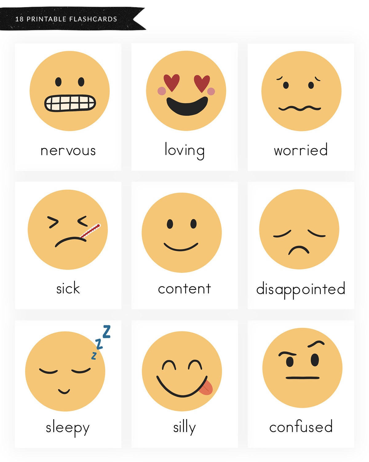 Emotions and Feelings Printable Worksheets Emotions - Etsy Israel