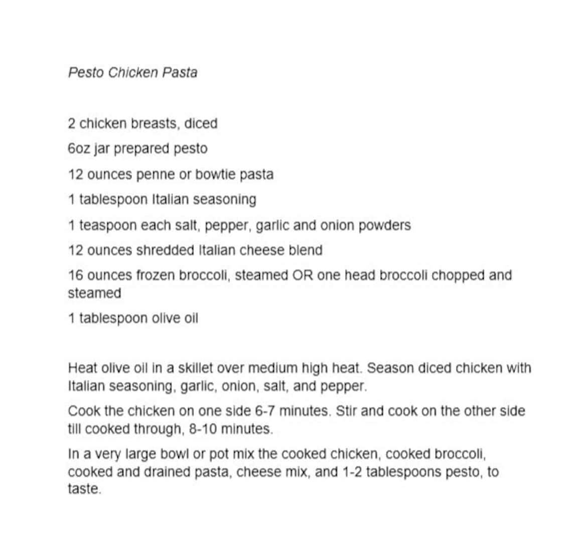 Rotating 4 Week 20 Minute Dinners Meal Plan - Etsy