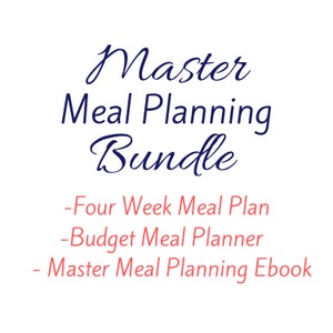 Master Meal-Planning Bundle