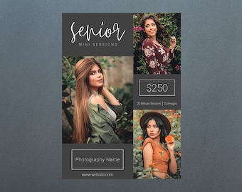Photoshop Vorlage | Senior Mini Session Vorlage | Senior Vorlage | Fotografie Vorlage | Senior Session Vorlage | Senioren Sessions
