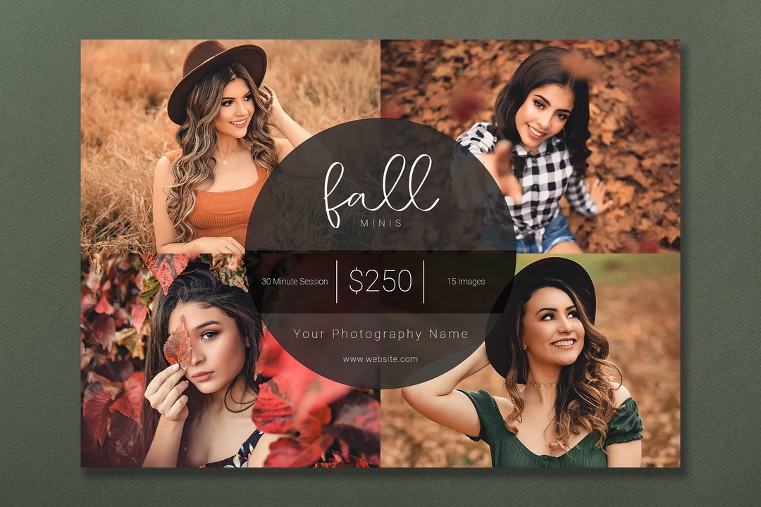 Fall Template | Autumn Template | Fall Minis | Fall Sessions | Fall ...