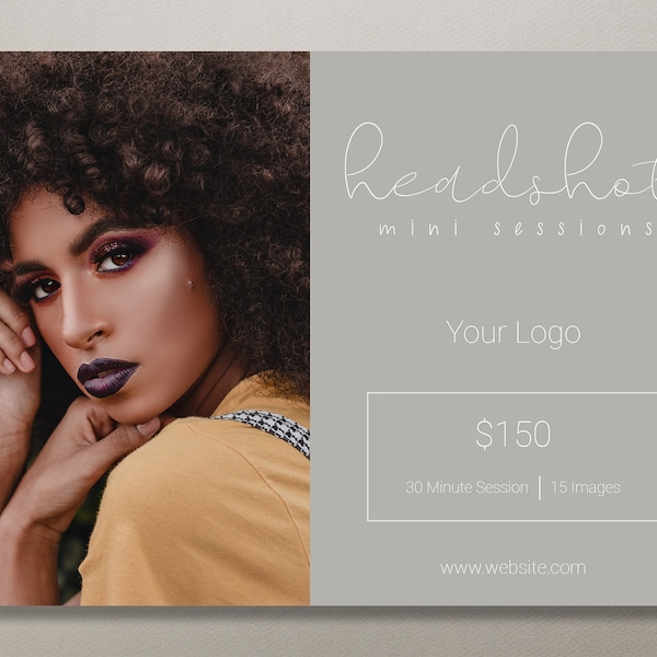 Szablon Photoshop | Szablon mini sesji zdjęciowej | Szablon zdjęcia głowy | Szablon zdjęcia głowy | Sesje zdjęciowe głowy | Mini zdjęcia głowy