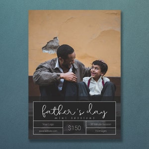 Father&#39;s Day Template | Father&#39;s Day Session Template | Father&#39;s Day Sessions | Daddy And Me Template | Daddy And Me Sessions  | Daddy Minis