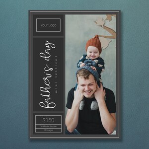 Father&#39;s Day Template | Father&#39;s Day Session Template | Father&#39;s Day Sessions | Daddy And Me Template | Daddy And Me Sessions  | Daddy Minis