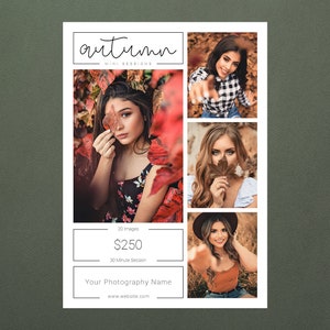 Autumn Template | Fall Template | Fall Minis | Fall Sessions | Fall Session Template | Autumn Session Template | Fall Marketing Template