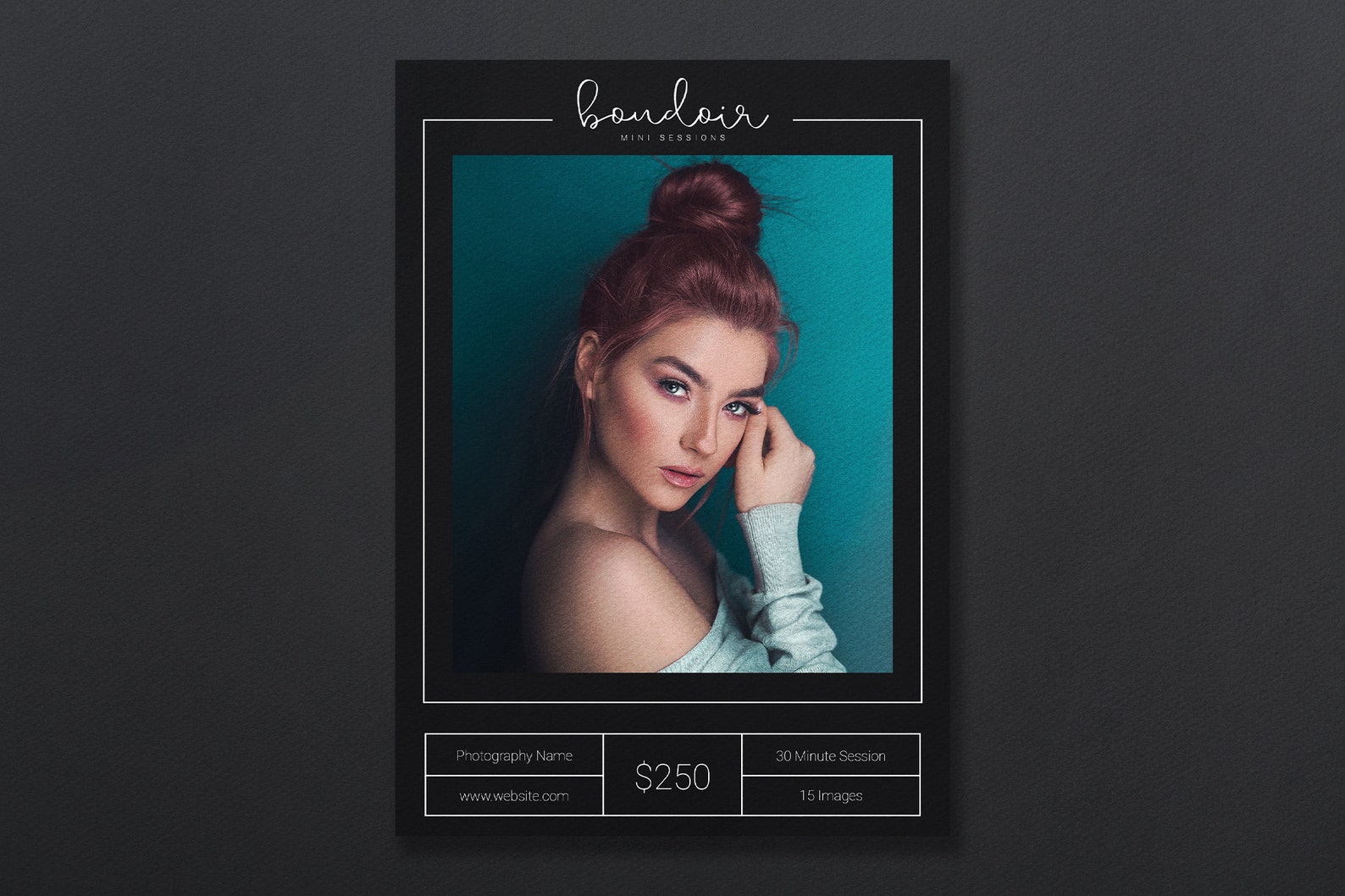 Boudoir Template Boudoir Mini Session Template Boudoir Etsy