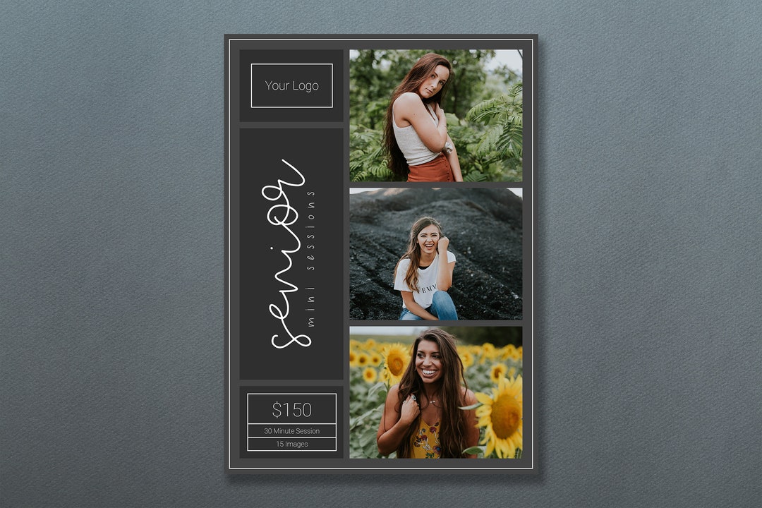 Senior Template | Senior Mini Session Template | Senior Session ...