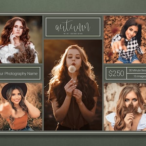 Fall Template | Autumn Template | Fall Minis | Fall Sessions | Fall Session Template | Autumn Session Template | Fall Marketing Template