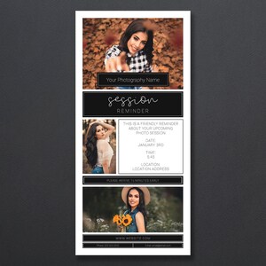 E-mailsjabloon voor sessieherinnering | Sessieherinnering nieuwsbriefsjabloon | E-mailsjabloon fotografie | Nieuwsbriefsjabloon | E-mailsjabloon