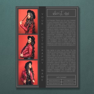 About Me Page Template | About Me Template | About Me Page | Meet The Photographer Template | Website About Me Page | Meet The Photographer