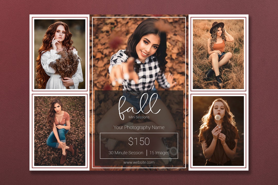 Fall Template | Autumn Template | Fall Minis | Fall Sessions | Fall ...