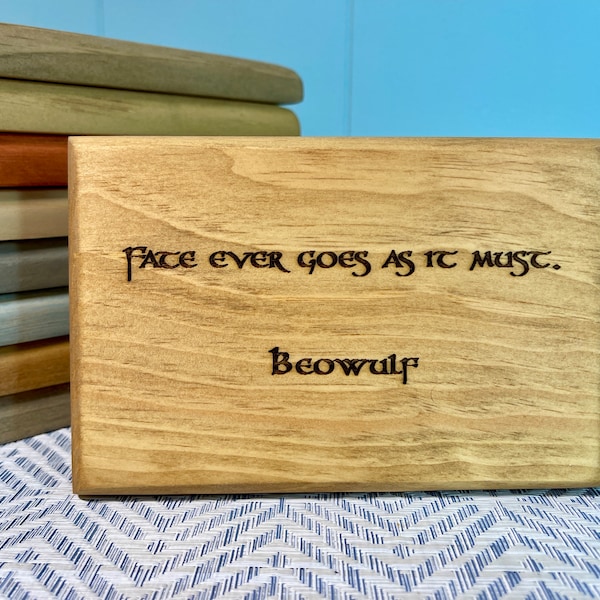 Fate Quote Wall Sign Etsy