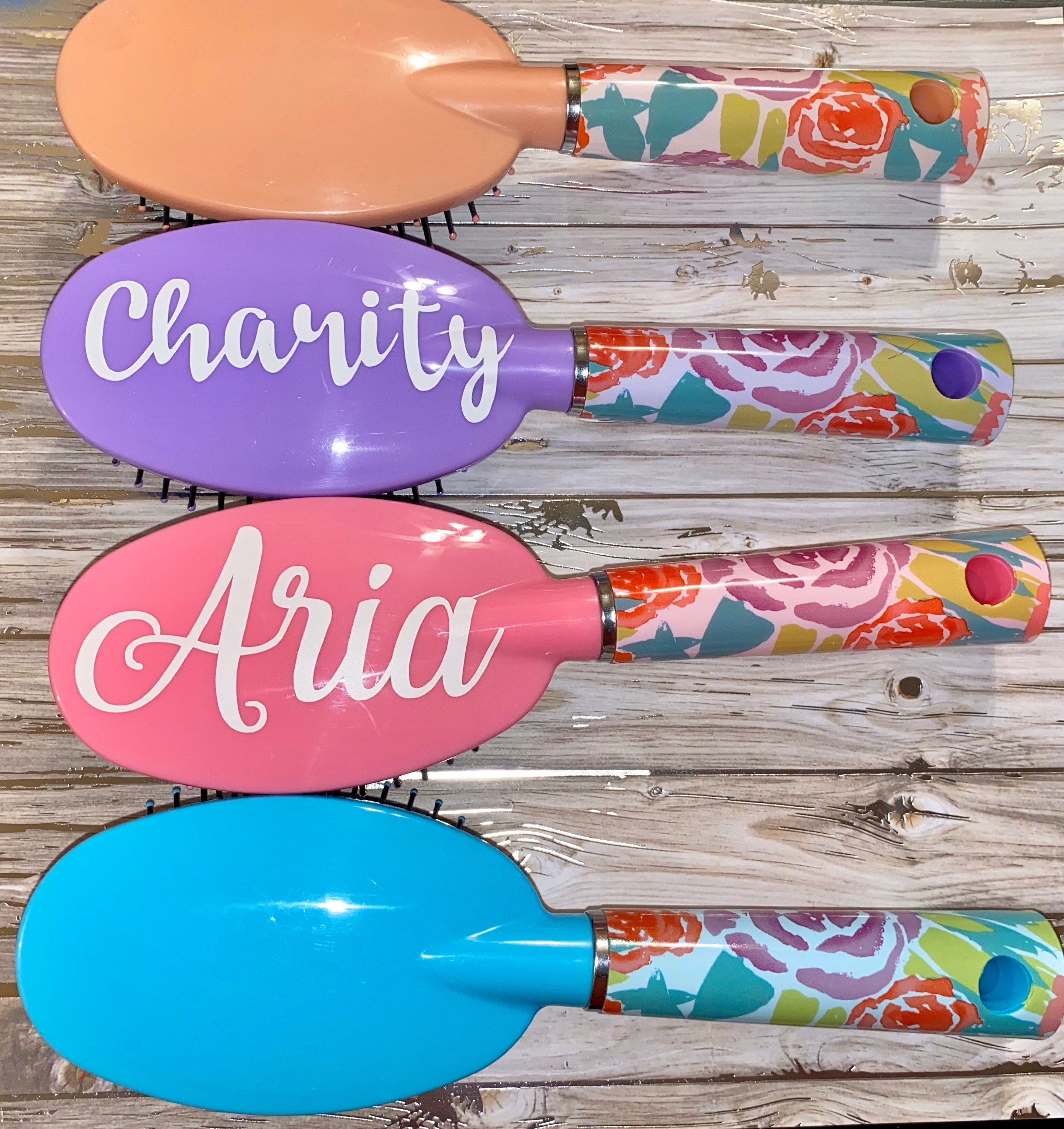 Personalized hair Brush! Great gift for young girls.