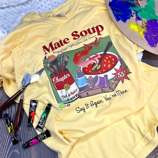 Mate Soep Shirt | Sarah J Maas gelicentieerd shirt | Een hof van doornen en rozen | Leergierige Shirt | Nachtrechtbank | ACOTAAR | Hoofdstuk 55-overhemd