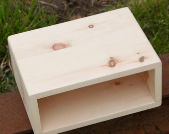 Nachttisch hängend aus Zirbenholz / Zirbelkiefer Duftholz, verschiedene Breiten NEU