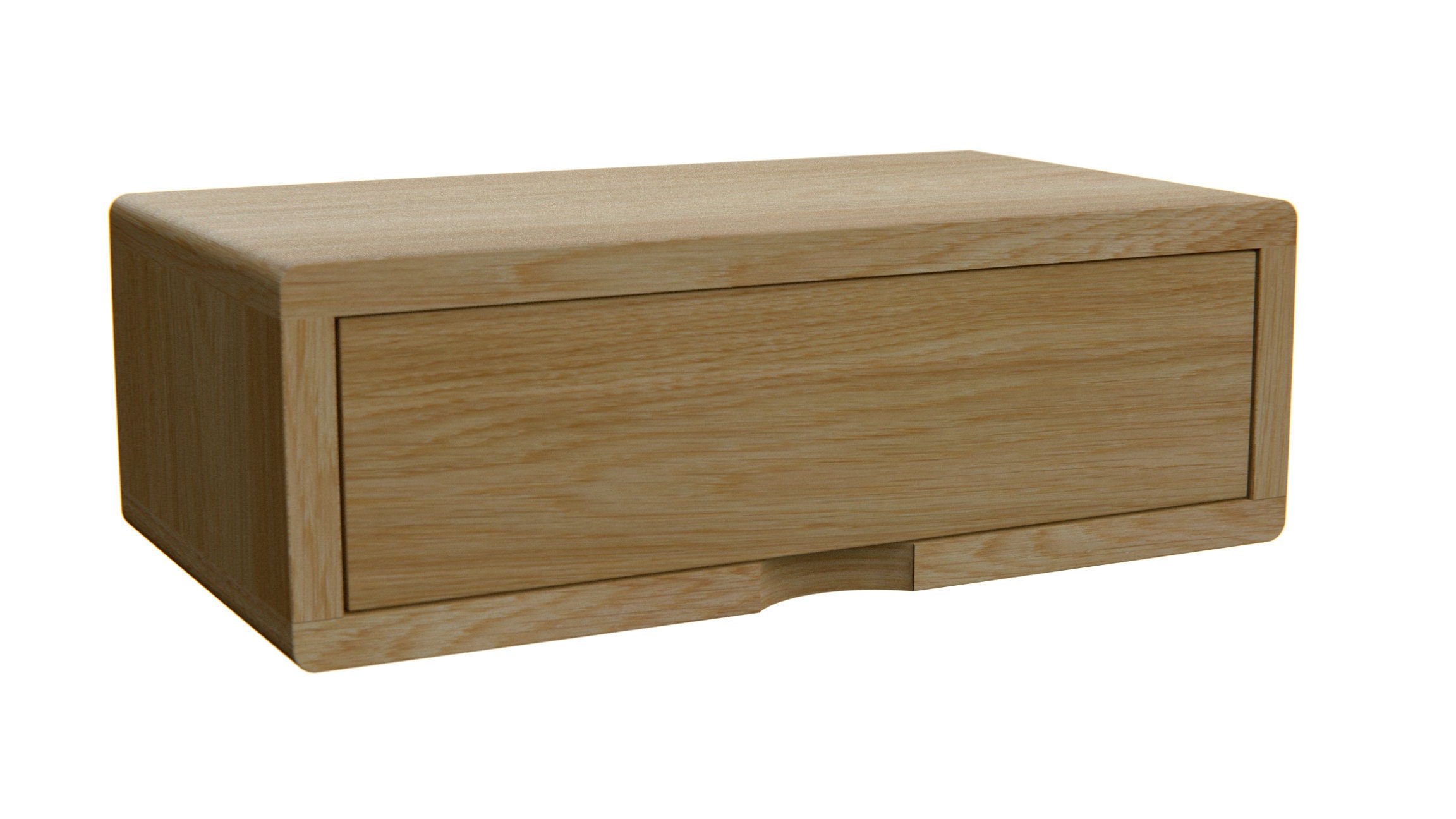 Bedside table hanging with drawer oak pictured various types | Etsy