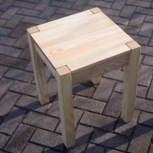 Stool seat stool made of wood, hardwood, ash, stable, oiled NEW