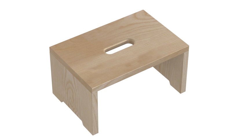 oiled NEW sturdy and tilt-proof ash Stocker Schemel made of wood hardwood